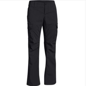 Under Amour Storm Tactical Cargo Pocket Black Pants Women's Size 14